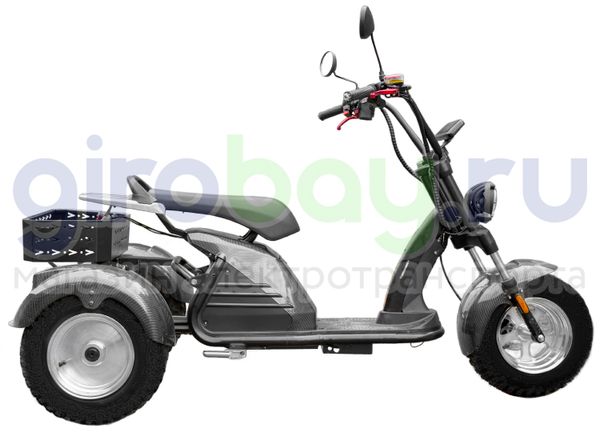 Электроскутер IKINGI M6 PRO TRIKE 6000W - Карбон фото №3