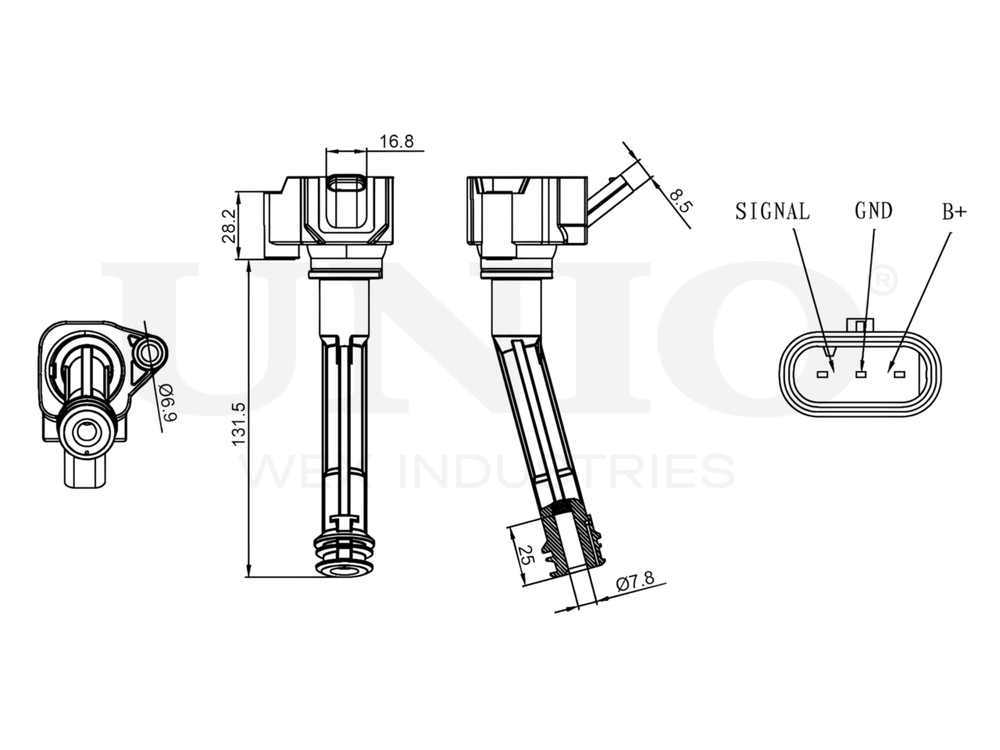 Катушка зажигания UNIO IGC-10044