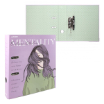 Папка-регистратор А4 75мм сиреневая "Mentality" (deVENTE)