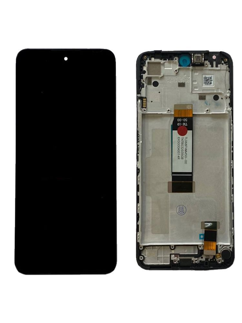 Дисплей для Xiaomi Redmi 12 4G (23053RN02Y) с тачскрином и рамкой Черный - OR