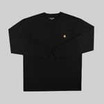  Лонгслив мужской Carhartt WIP Chase артикул:I026392_black - купить в магазине Дайс