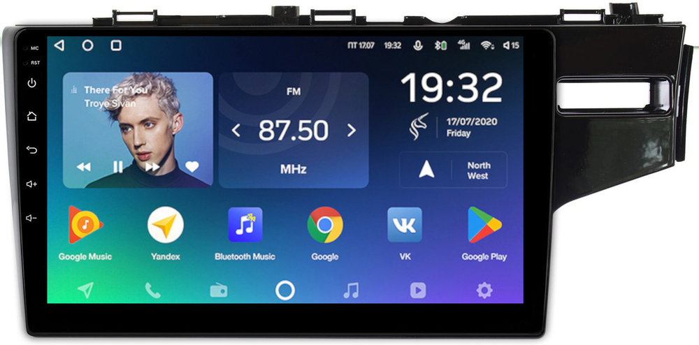 Магнитола для Honda Fit 3 2013-2020 (рамка под 10", без штатной камеры ЗВ) - Teyes SPRO+ Android 10, ТОП процессор, 4-64, SIM-слот