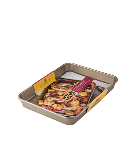 Форма для запекания 39х29х4.7см Wo Home Gold Baking золотистая