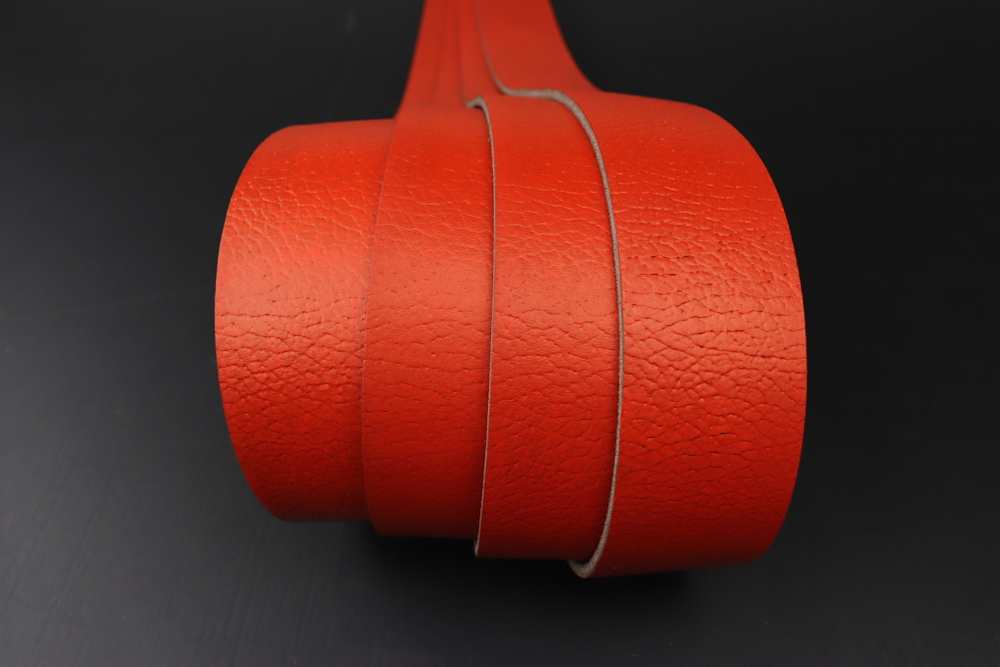 Ременная заготовка мандарин с лицевой отделкой + плита Терра