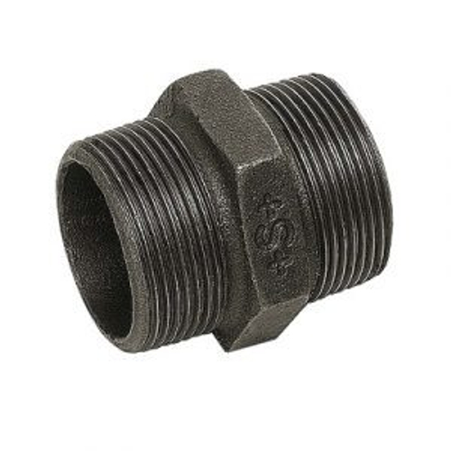 Ниппель чугунный неоцинкованный наружная/наружная резьба