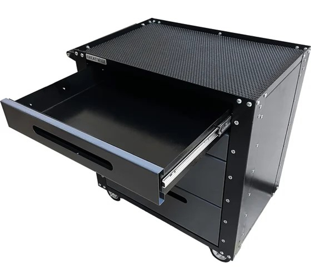 Инструментальная тележка GWT-G4 Great Wolf 4 ящика, колеса с тормозом, серая