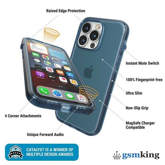 Catalyst Influence Impact Case for iPhone 13 Pro Pacific Blue (Синий)