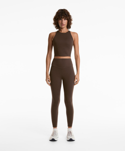 OYSHO Легинсы длиной до щиколотки Comfortlux с высокой посадкой, темно-коричневый