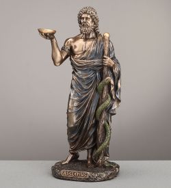 Veronese WS-1320 Статуэтка «Асклепий - бог медицины и врачевания»