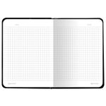 Блокнот с резинкой в клетку 96 л., МАЛЫЙ ФОРМАТ А6 (109х148 мм), твердая обложка, BRAUBERG, "Elements", 113736