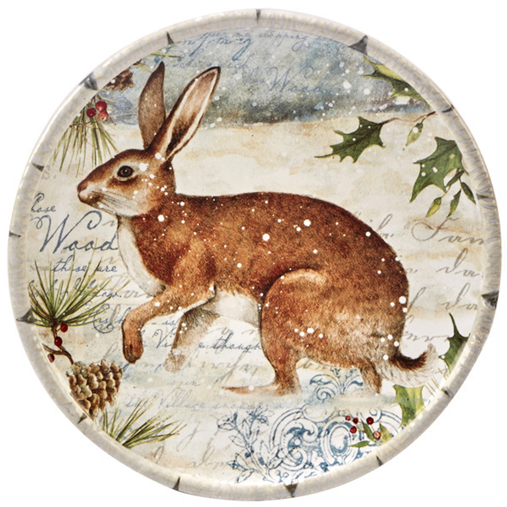 Блюдо для закусок Certified Int. Зимний домик 15см