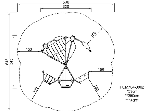 Двойное место встречи с гамаком
