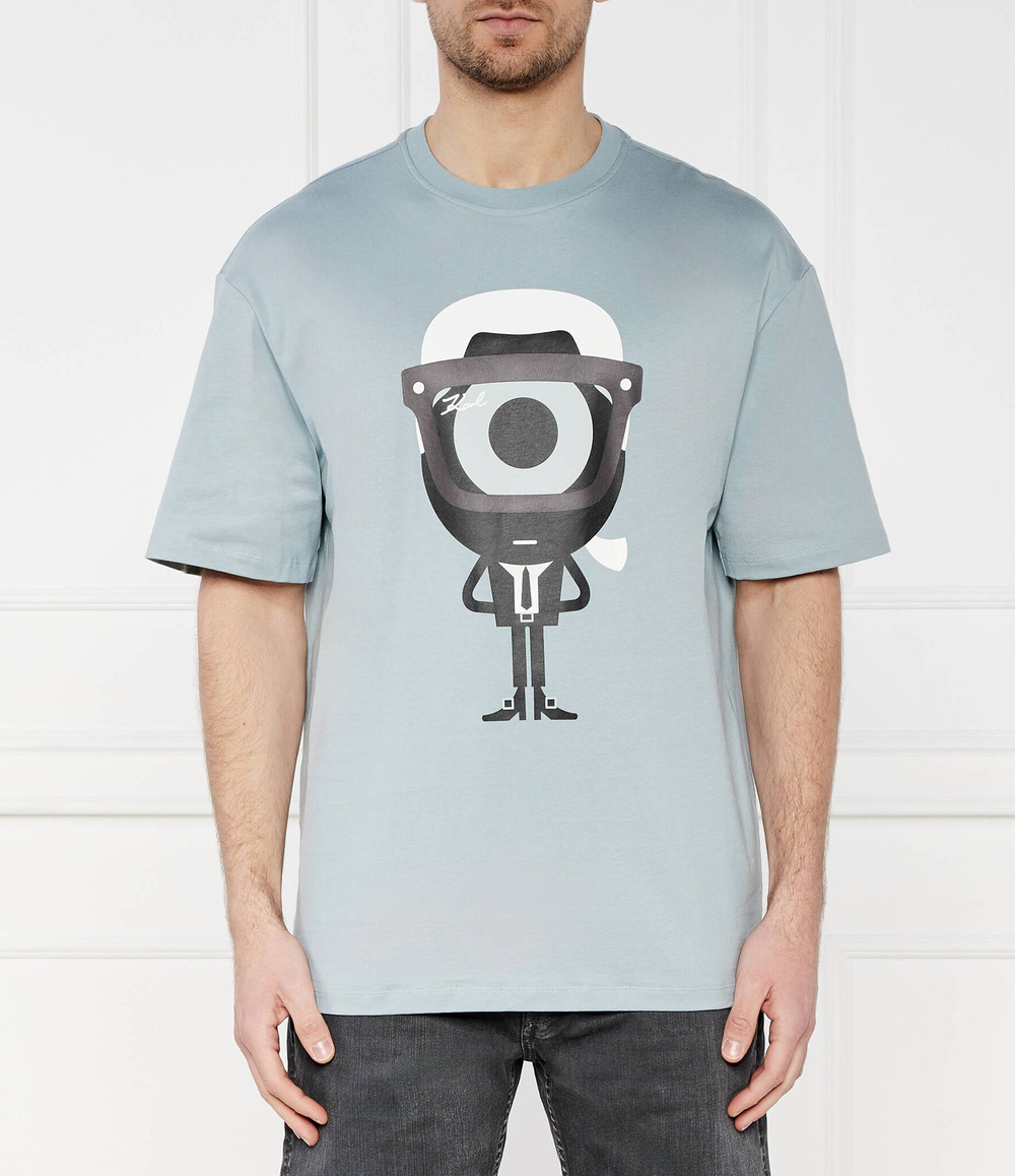 Футболка Karl Lagerfeld - голубой(755098 542270)