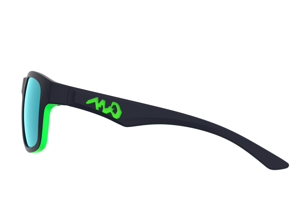 Спортивные очки 720armour Fabio / Glossy Black / Neon Green / Green Ti Lens