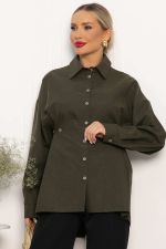 Рубашка Свободное падение (хаки) Б14192-5М LT Collection