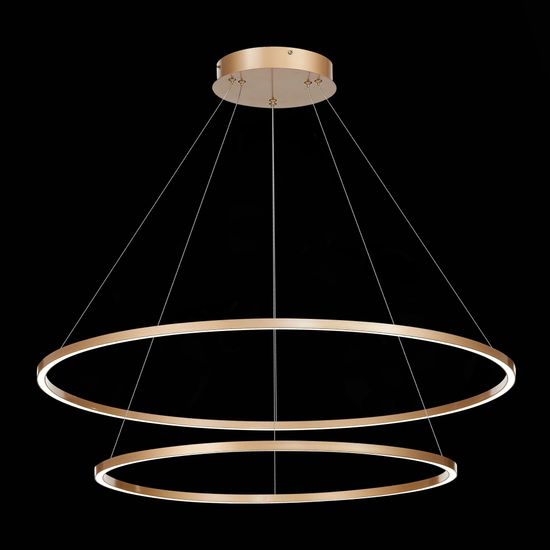 ST605.243.91 Светильник подвесной ST-Luce Золотистый/Белый LED 1*91W 4000K Подвесные светильники