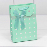 Пакет подарочный 14х20х7см "Леди" с тиснением (Микс)