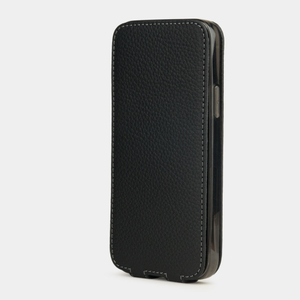 Чехол для iPhone 12 Pro Max из натуральной кожи теленка, цвета черный