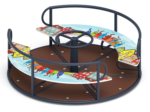 Карусель с рулем (Коты)