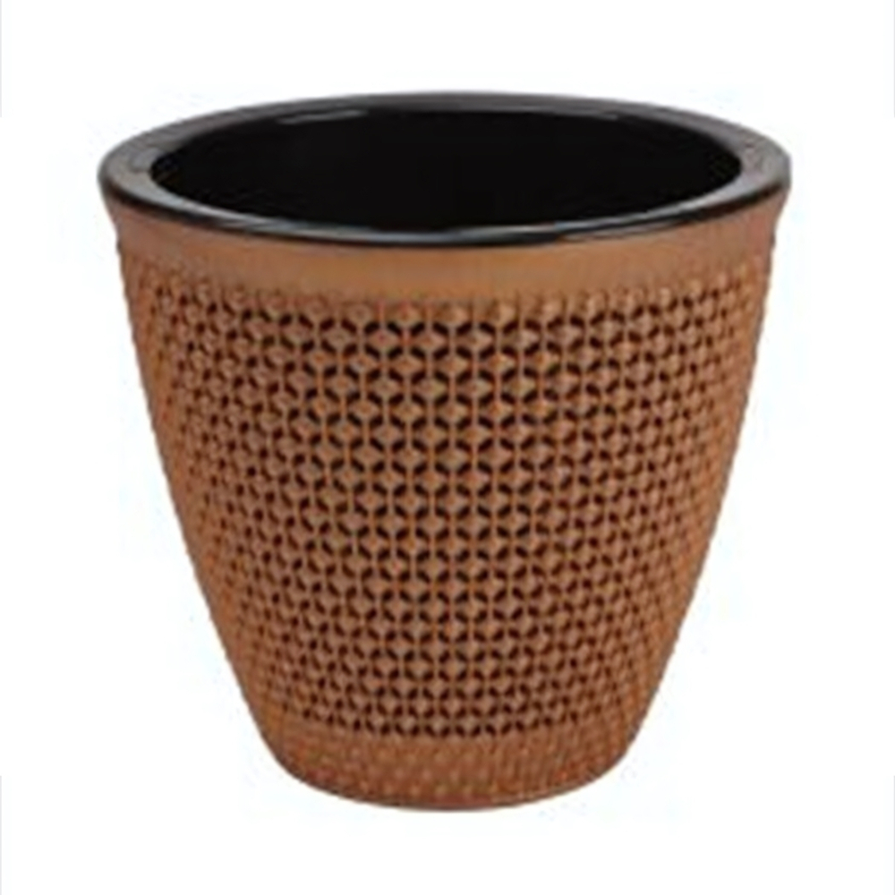 Кашпо "Ротанг" (1,6л.) Цв. Бронза