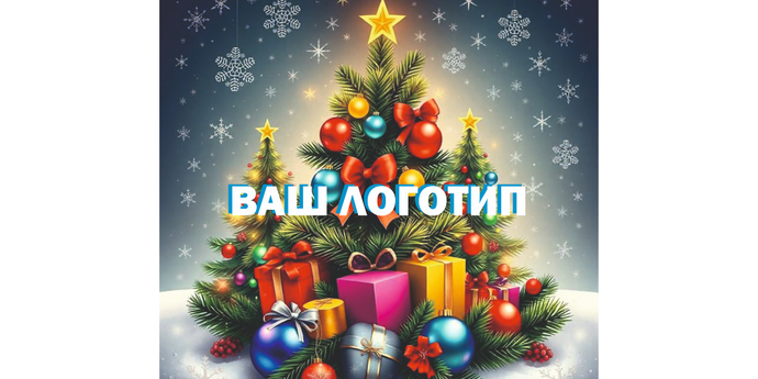 Добавляем поздравительный текст и логотип на ваше изображение