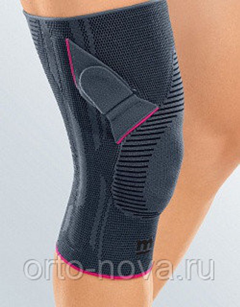Функциональный коленный бандаж Genumedi PT - серый (правый)