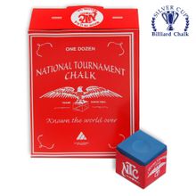 Мел National Tournament Chalk Blue 12шт