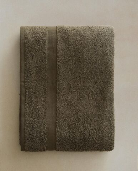 Zara Home - Хлопковое банное полотенце премиум-класса (600 г / м2), серый, 90х150 см