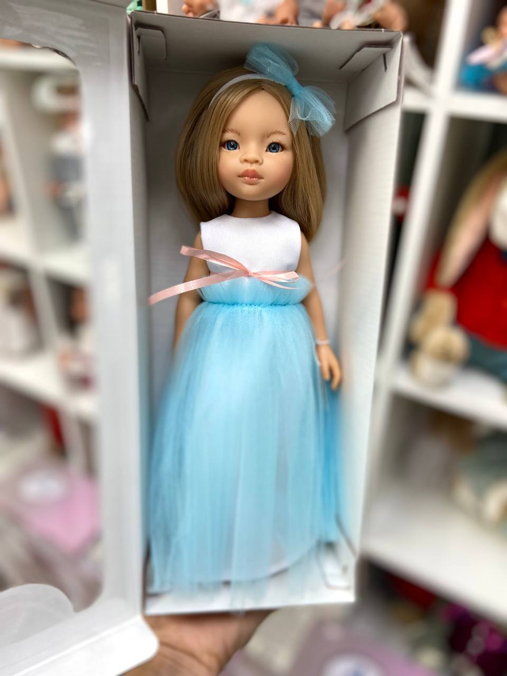 Кукла Маника Рапунцель в праздничном наряде (пижама в комплекте), Паола Рейна, 34 см