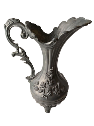 Графин из олова с инкрустацией старая Италия