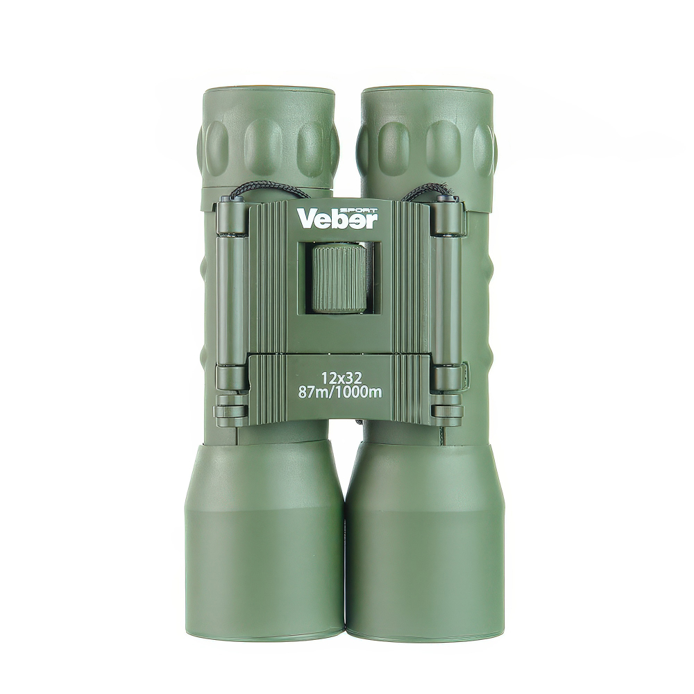 Бинокль Veber Sport БН 12x32 camo - регулируемое межзрачковое расстояние