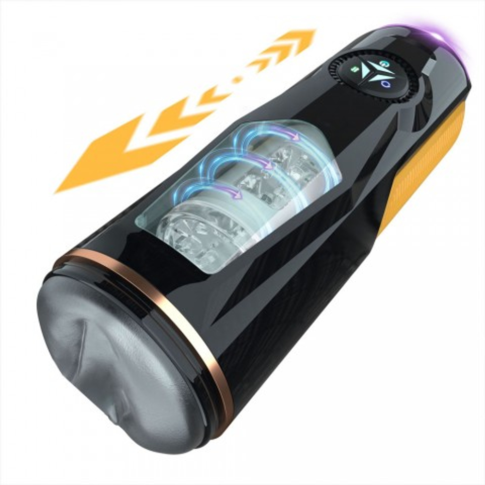 Автоматический мастурбатор с функцией ротации и вращения