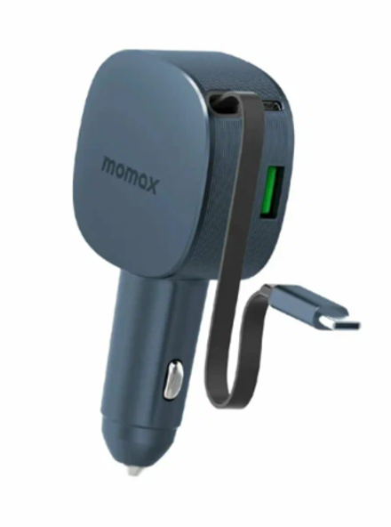 Автомобильное зарядное устройство Momax 60W c кабелем Type-C