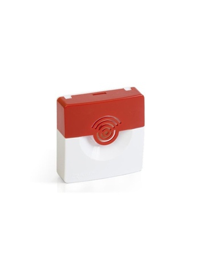 Оповещатель охранно-пожарный звуковой ОПОП 2-35 24В (корпус бел./красн.) Рубеж Rbz-208465