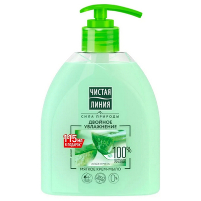 Крем-мыло жидкое ЧИСТАЯ ЛИНИЯ «Двойное увлажнение» 520мл