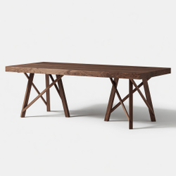 Дизайнерский стол EDGE wood large