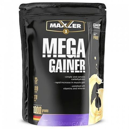 Maxler. Mega Gainer (Ваниль, 1000 гр., 13 порций)