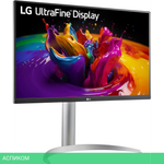 Монитор LG UltraFine 27UP850K-W черный (27UP850K-W)