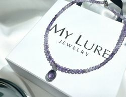 Колье из аметиста