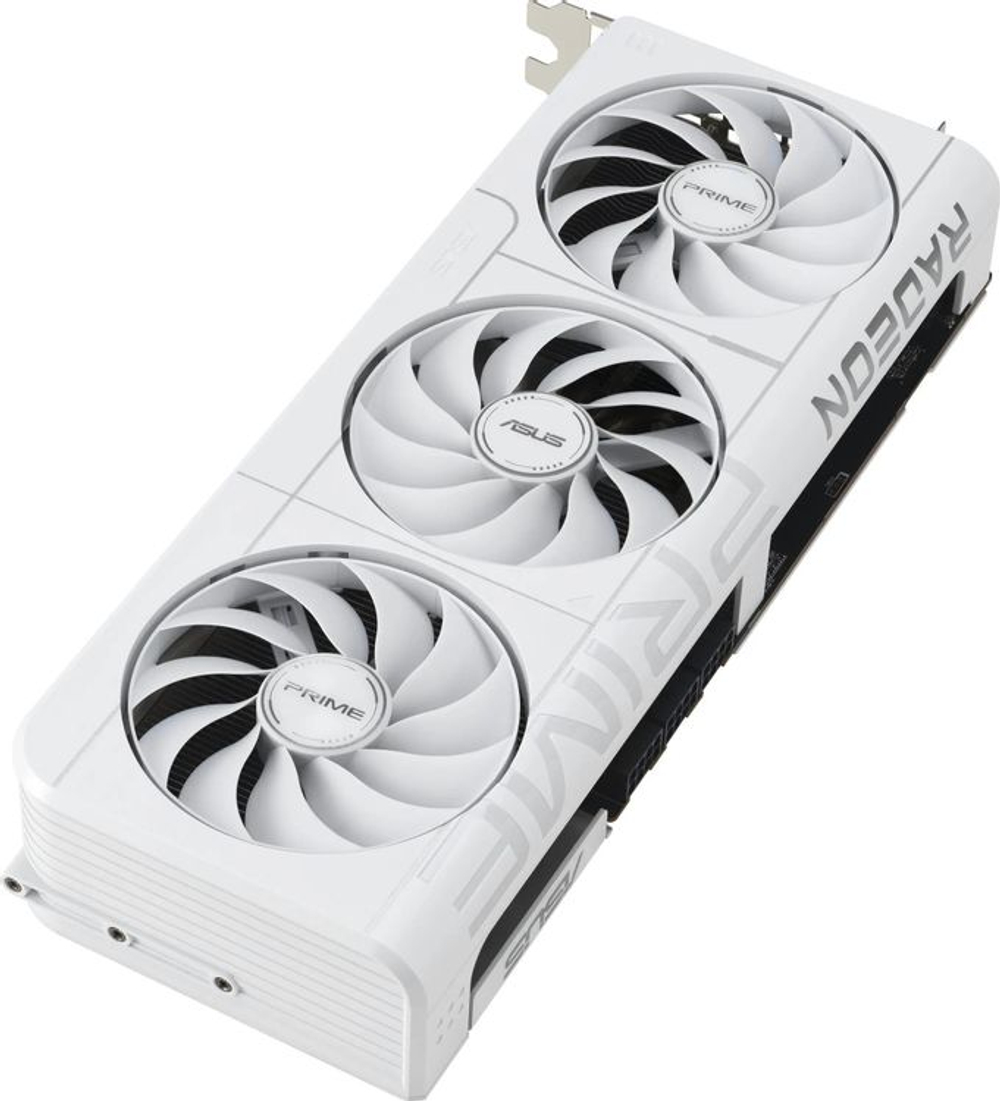Видеокарта ASUS AMD  Radeon RX 9070XT PRIME-RX9070XT-O16GWHITE 16ГБ PRIME, GDDR6, OC,  Ret
