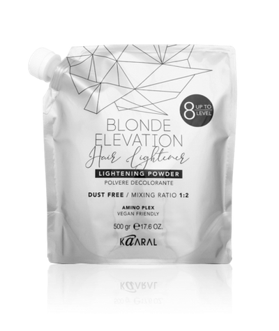 Пудра обесцвечивающая KAARAL Blonde Elevation Lightening Powder голубая - 500 г.