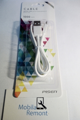 Кабель USB - MicroUSB Pisen MU03 Белый