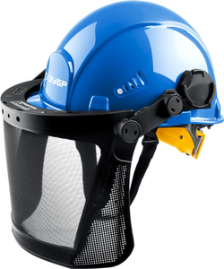 ЗУБР ЗАСЛОН-С, 190 х 339 мм, экран из мелкоячеистой сетки, защитный лицевой щиток для крепления на каске, Профессионал (110855)