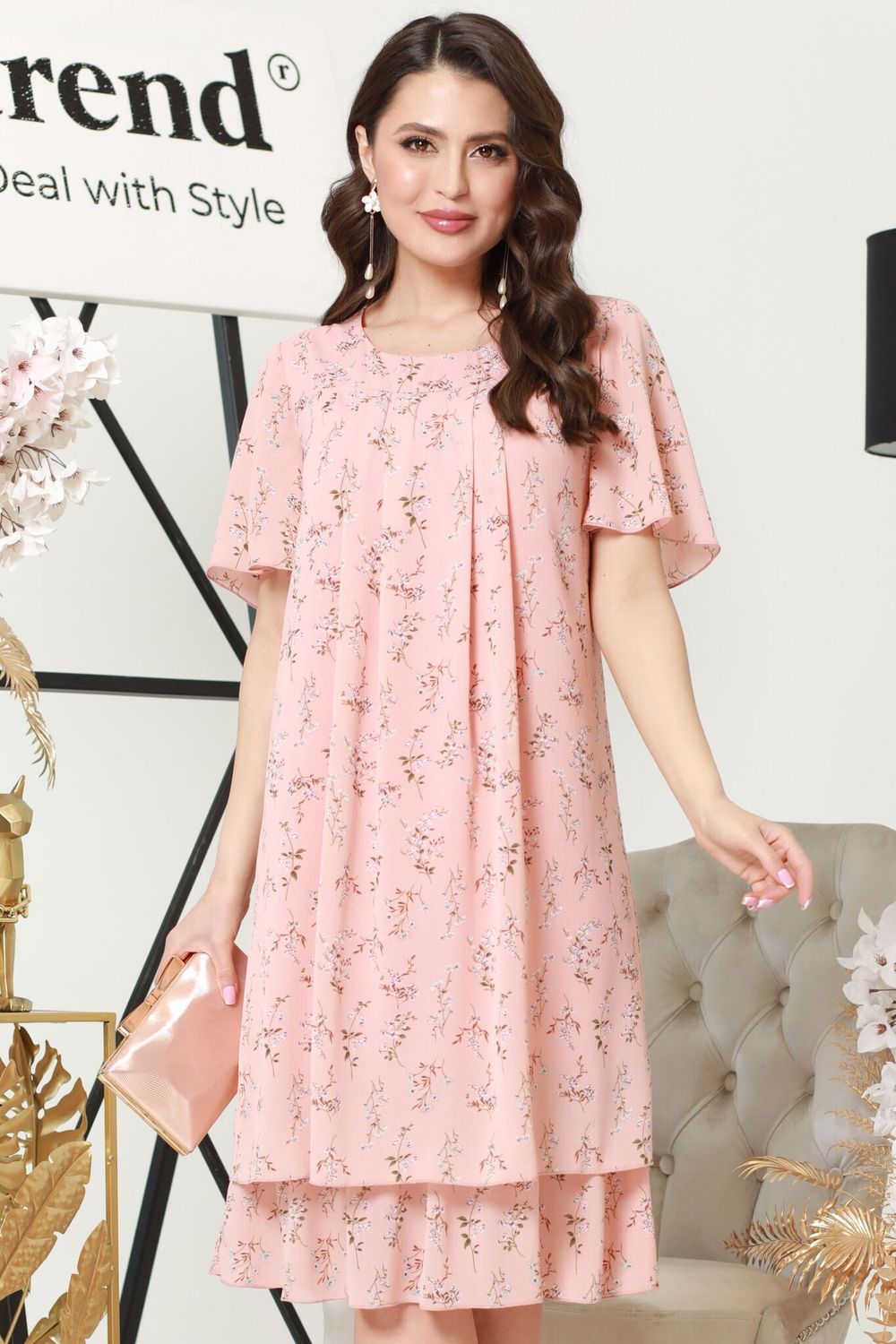 Платье Волшебный флёр, лайт DStrend (Акция)