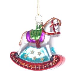 GAEM Украшение новогоднее "Лошадка-качалка", L8 W3 H8 см