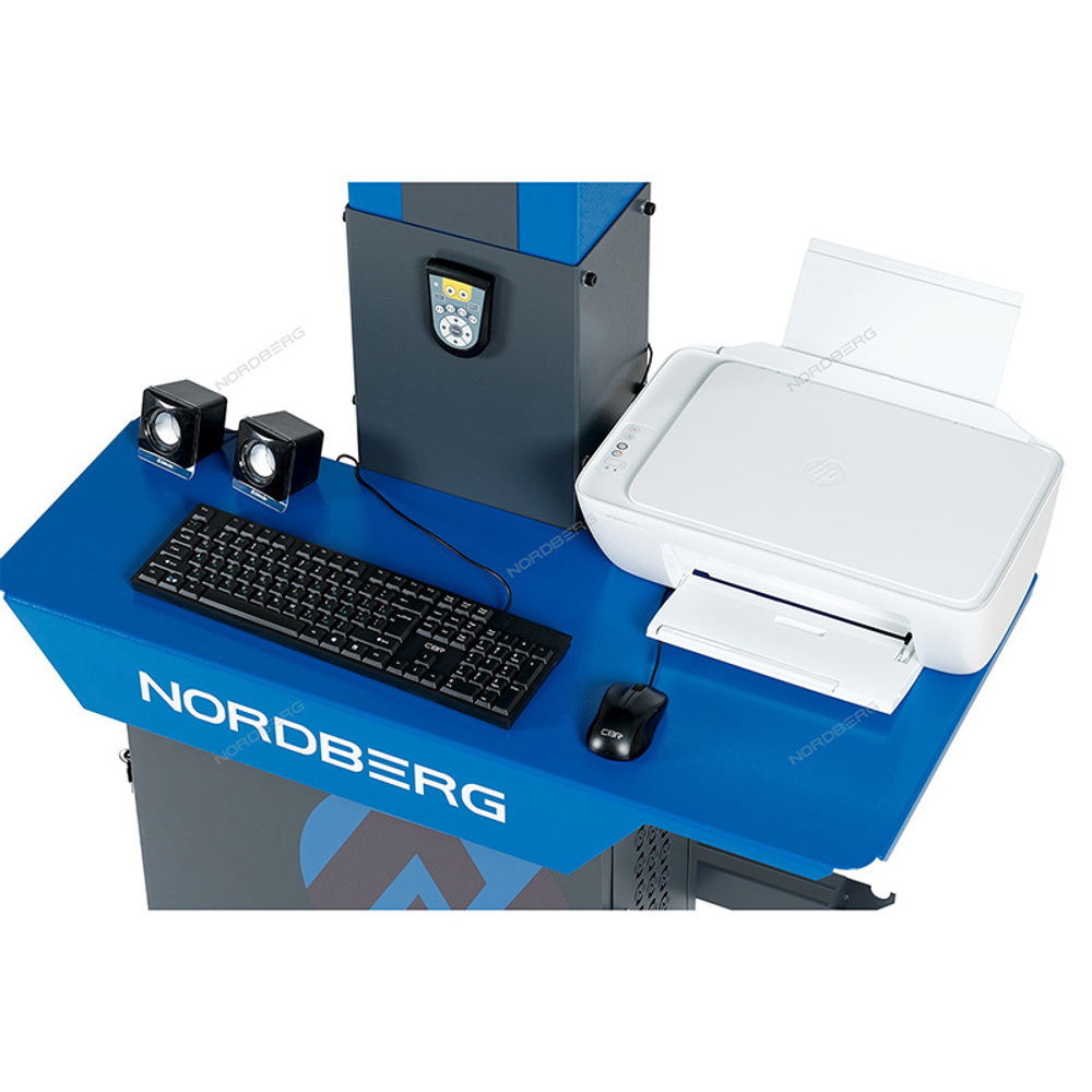 NORDBERG (C804) Стенд сход-развал 3D модель четырехкамерный