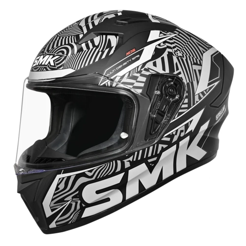 Шлем SMK STELLAR FURY, цвет черный/серый, матовый (L)