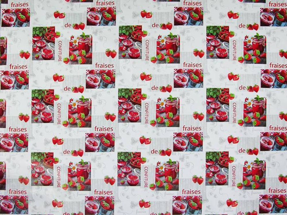 Клеенка столовая нетканая основа 20м Мажор 135см, 587/15