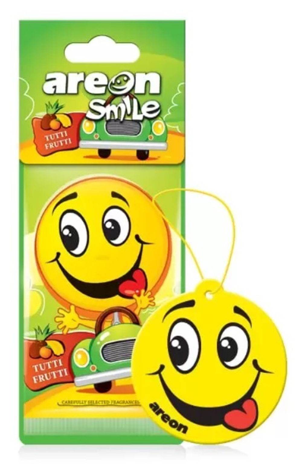 АРОМАТИЗАТОР Д/АВТО AREON DRY SMILE В АССОРТ-ТЕ