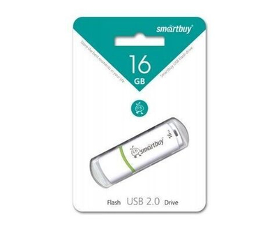 USB флеш-накопитель  16Gb - Smartbuy Crown White SB16GBCRW-W